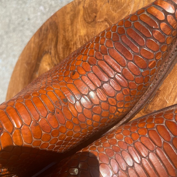 PSkaufman Hand dyed twister cowboy boots with Alta sole 8.5 - Picture 4 of 10